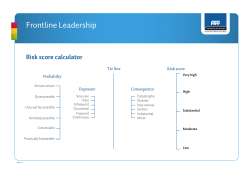 ACC5761 Frontline Leadership resource sheet