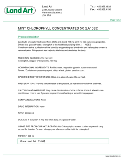 MINT CHLOROPHYLL CONCENTRATED 5X (LA1035)