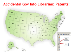 Accidental Gov Info Librarian: Patents!