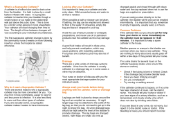 Suprapubic Catheter leaflet