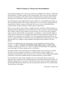 Erik Voeten - Journal of Democracy