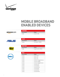 mobile broadband enabled devices