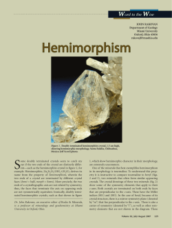 Hemimorphism - Miami University