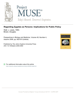 Regarding Zygotes as Persons - This area is password protected