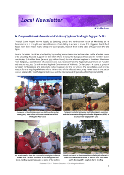 Newsletter 18 - Belgium in the Philippines