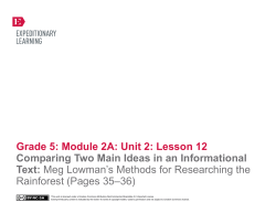 Grade 5: Module 2A: Unit 2