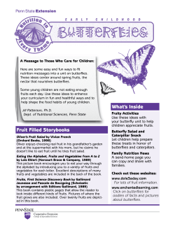 Nutrition Activity Booklet