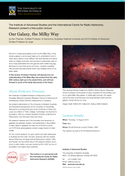 Our Galaxy, the Milky Way