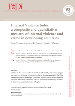 Internal Violence Index: a composite and quantitative