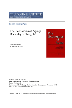 The Economics of Aging: Doomsday or Shangrila?