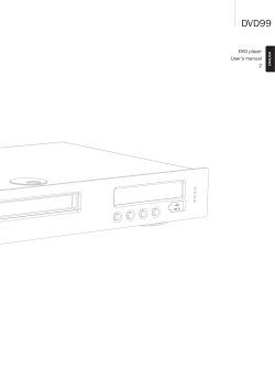 DVD player User`s manual 2