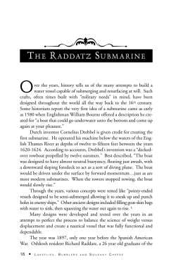 the raddatz submarine