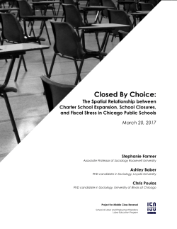 Closed By Choice - Roosevelt University