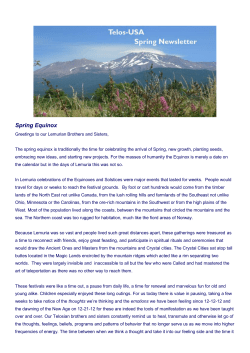 Spring Equinox