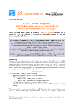 Is NATO known / recognised? What`s threatening the big western