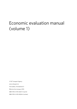 Economic Evaluation Manual