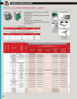 d1/r1&ndash; dual wheel kingpinless series &ndash; 6000lb