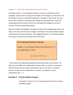 Example 2 Find the Definite Integral