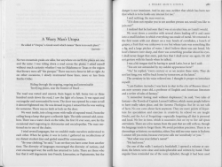 A Weary Man`s Utopia