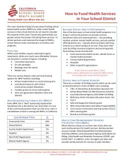 How to Fund Health Services in Your School District