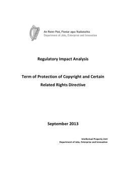 Term of Protection of Copyright and Certain Related Rights Directive