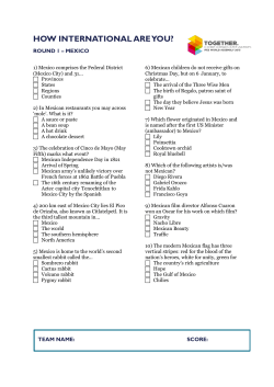 HOW INTERNATIONAL ARE YOU?