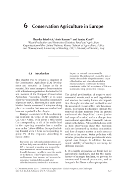 6 Conservation Agriculture in Europe