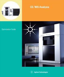 CE/MS Analysis