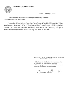 (Final Disposition Felony Confinement Sentence ), SC-6.2
