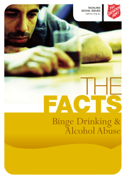 Binge Drinking - The Salvation Army