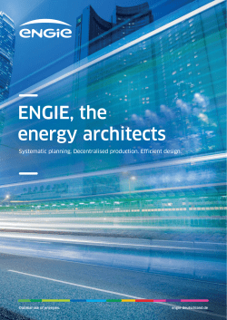 ENGIE, the energy architects