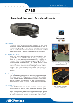 Page 1 Exceptional video quality for work and beyond. True