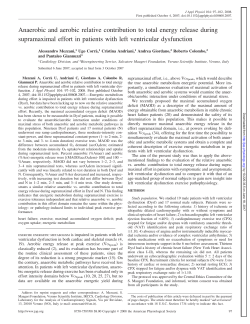 Anaerobic and aerobic relative contribution to total energy release