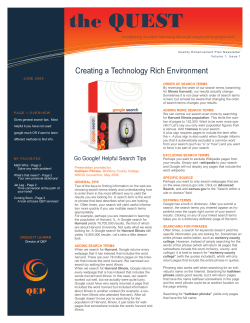 Issue 1 - Vernon College