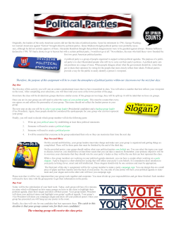 Political Parties - Everett Public Schools