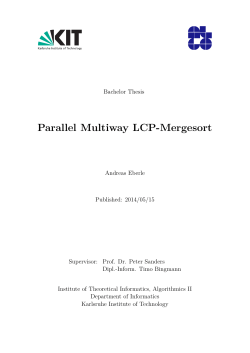 3. Parallel Multiway LCP