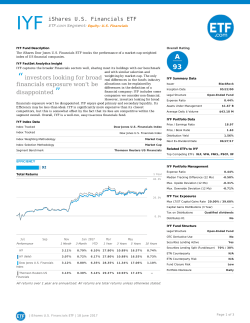 IYF Fund Report
