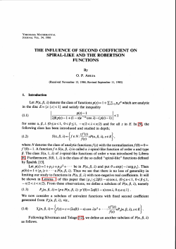 SPIRAL-LIKE AND THE ROBERTSON