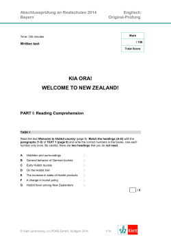 kia ora! welcome to new zealand!