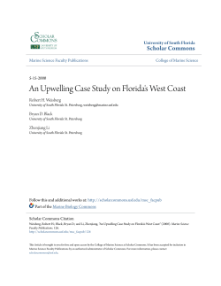 An Upwelling Case Study on Florida`s West Coast
