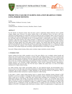 str-875: predicting failure in sliding isolation bearings under long