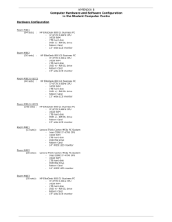 APPENDIX B Computer Hardware and Software Configuration