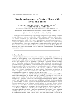 Steady Axisymmetric Vortex Flows with Swirl and Shear