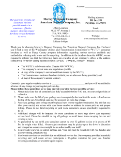 Service Details and Restrictions - Murrey`s