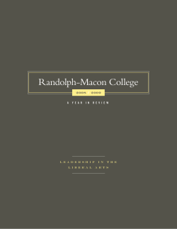 A Year in Review Edition - Randolph