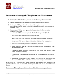 Dumpster - City of South St. Paul