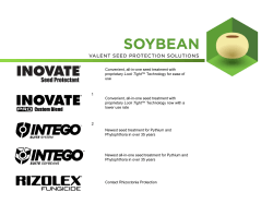 1 2 Newest seed treatment for Pythium and Phytophthora in over 35