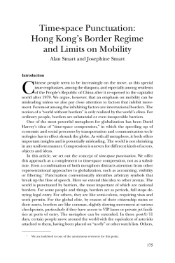 Time-space Punctuation