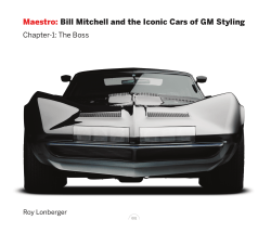 Maestro: Bill Mitchell and the Iconic Cars of GM Styling