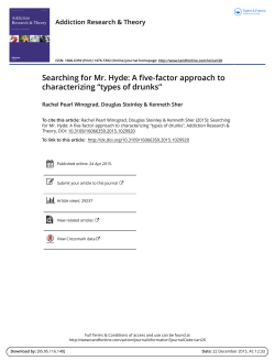 Searching for Mr. Hyde: A five-factor approach to